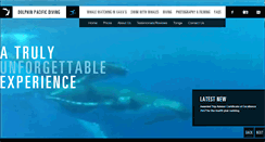 Desktop Screenshot of dolphinpacificdiving.com